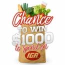Win $1000 to Spend at IGA