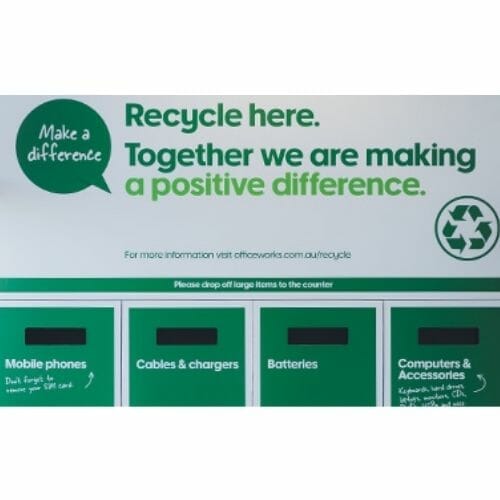 Free Technology and Stationery Recycling at Officeworks WOW Freebies Australia