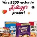 Win a $200 Voucher to Spend on Kellogg's