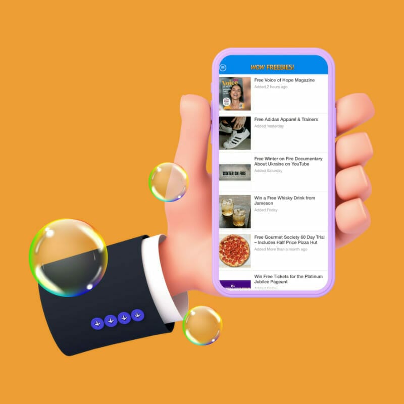 WOW Freebies Mobile App