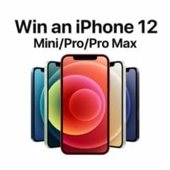Win an iPhone 12