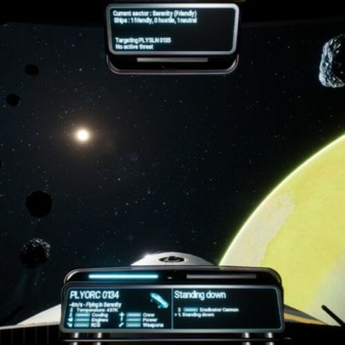 Free Space Simulation Game