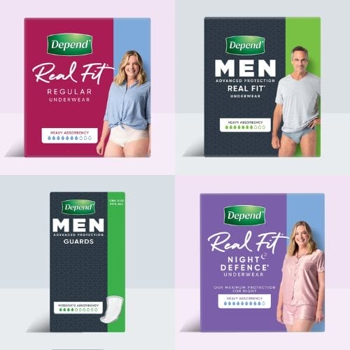 Free Incontinence Product Samples from Depend