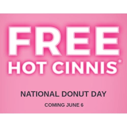 Free Cinnamon Donut 2025