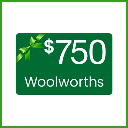 Free $750 Woolworths Gift Card