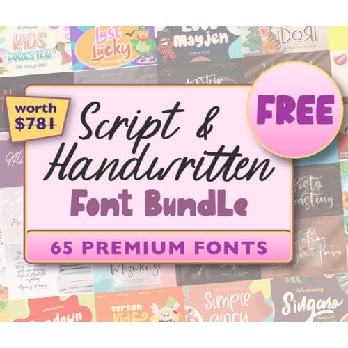 Free Script Font Bundle