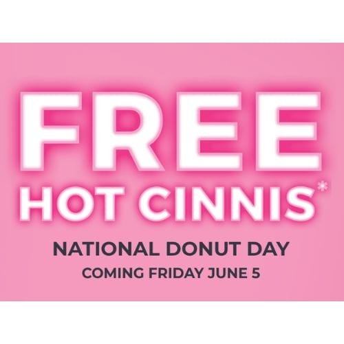 Free Cinnamon Donut