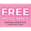 Free Cinnamon Donut