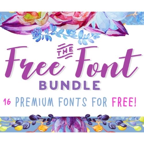 Free Cute Font Bundle