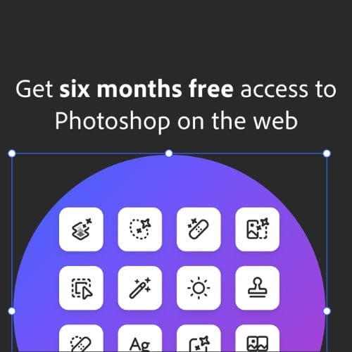 Free Six Months of Photoshop Web